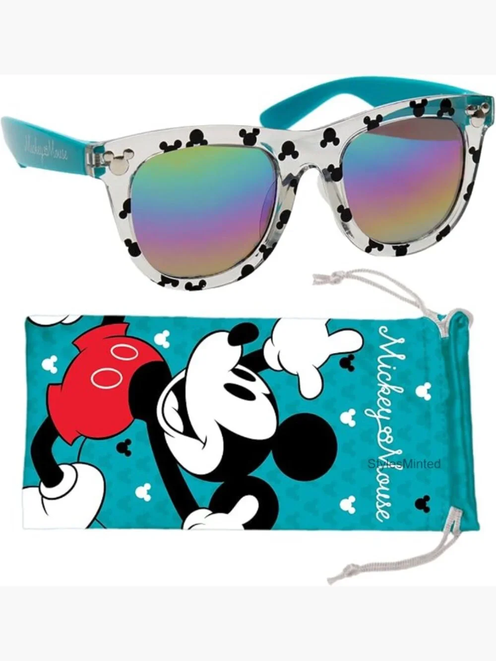 Mickey Mouse Kids Sunglasses UV400 Protective with Case